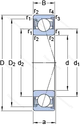 Подшипник S 7202 ACD/P 4A в Уфе