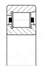 Подшипник  12211 (NF 211) размер 55x100x21