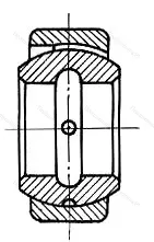 Подшипник GE 120 E размер 120x180x85/70 от производителя  SKF
