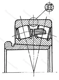 Подшипник  73630 (22332K+AH 2332) размер 150x340x114/146 от производителя  ГПЗ-1