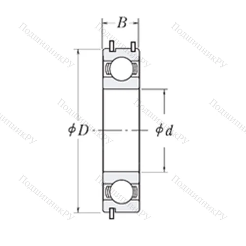 Подшипник шариковый радиальный 83A 209-1-9C 3