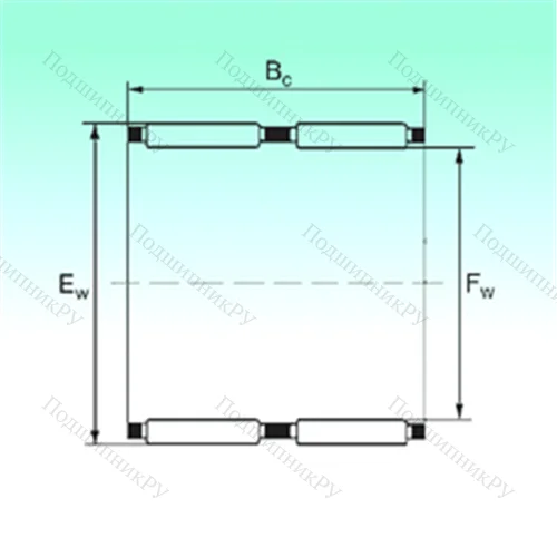 Подшипник игольчатый радиальный K 75x83x35 - ZW от производителя  NBS