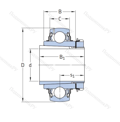 Корпусный подшипник YSA 212-2FK в Уфе