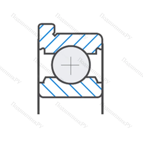 Подшипник шариковый радиальный AB 12022