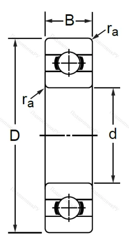 Дюймовый шариковый подшипник RMS 8 (MJ 1) в Уфе