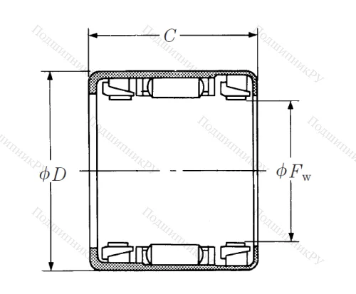 Подшипник обгонной муфты  4 RCB-121616 в Уфе