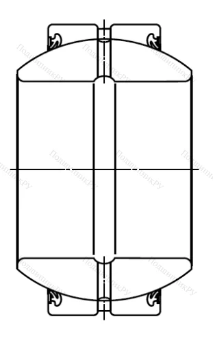 Шарнирный подшипник GEH 70 ES 2RS в Уфе