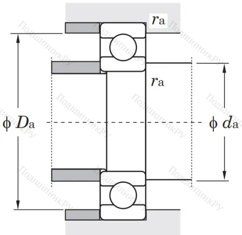 Однорядный шариковый подшипник 6224 от производителя  KOYO