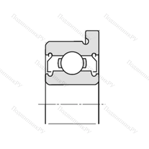 Подшипник шариковый радиальный F-FLW 693ZZ