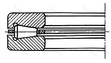 Модификация подшипника 6-19744ХУ размер 220x500x125 от производителя  ГПЗ-9