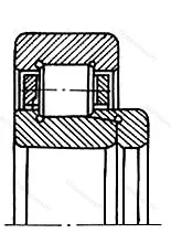 Подшипник N 211MB размер 55x100x21 от производителя  SKF