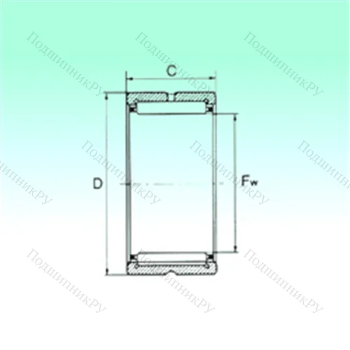Подшипник игольчатый радиальный RNA 4902 от производителя  NBS Подшипник игольчатый радиальный RNA 4902 от производителя  NBS