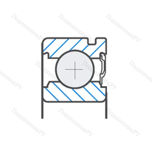 Подшипник шариковый радиальный AB 40587S 02 от производителя  SNR