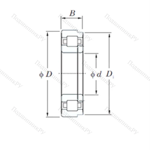 Подшипник роликовый радиальный NUP 2213R