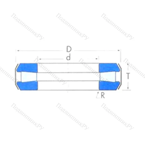Подшипник роликовый упорный T 402W от производителя  TIMKEN