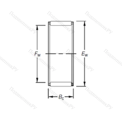 Подшипник игольчатый радиальный K 28X 35X 27H