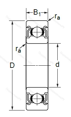 Дюймовый шариковый подшипник R 12 ZZ (KLNJ 3/4-2RZ) в Уфе