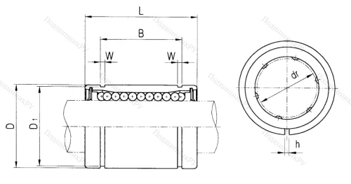 Подшипник LM 6 UU AJ в Уфе