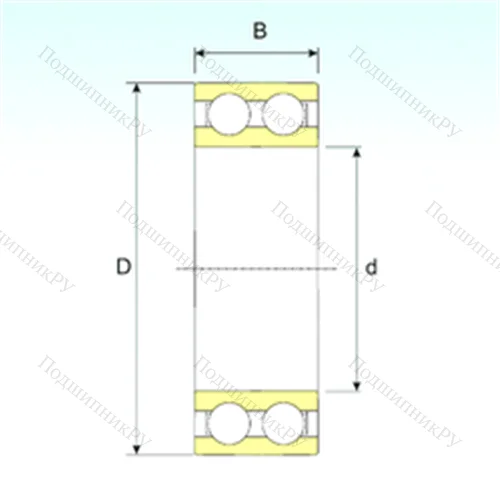 Подшипник шариковый радиальный 4305 ATN 9 от производителя  ISB