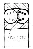 Модификация подшипника 111212 размер 60x110x22 ГПЗ-8