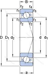Подшипник 7017 CE/HCP 4A в Уфе Подшипник 7017 CE/HCP 4A в Уфе