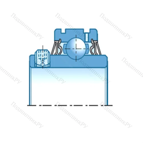 Подшипник шариковый радиальный UCS 216D 1