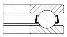 Подшипник  51120 (8120) размер 100x135x25 от производителя  SKF