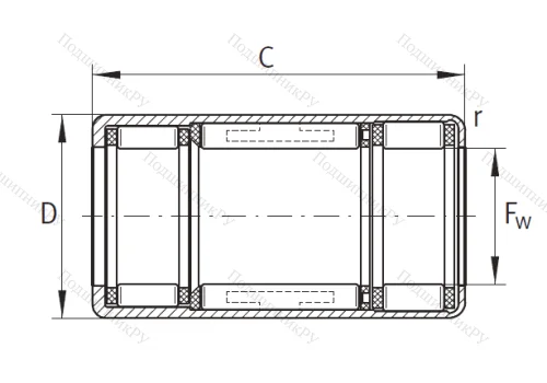 Подшипник обгонной муфты обгонная муфта HFL 2530 L 564 в Уфе