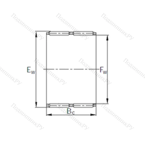 Подшипник игольчатый радиальный K 475234ZWPC от производителя  KBC