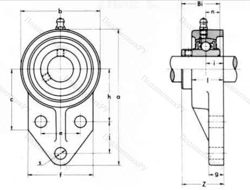 Подшипниковый корпус FK 205 ASAHI в Уфе