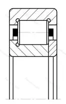 Подшипник  92311 (NUP 311) размер 55x120x29