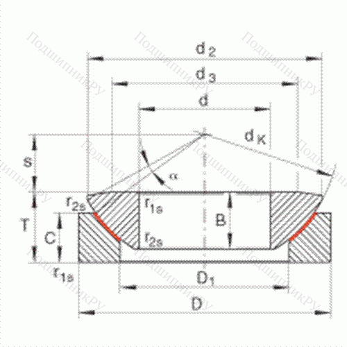 Подшипник шарнирный GE 40-AW
